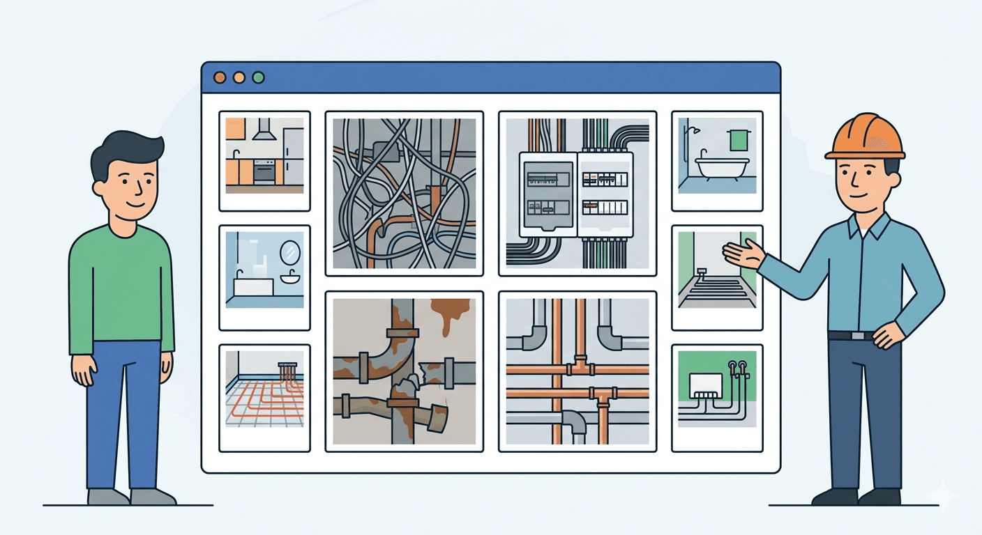 Hydraulik pokazujący swoją pracę