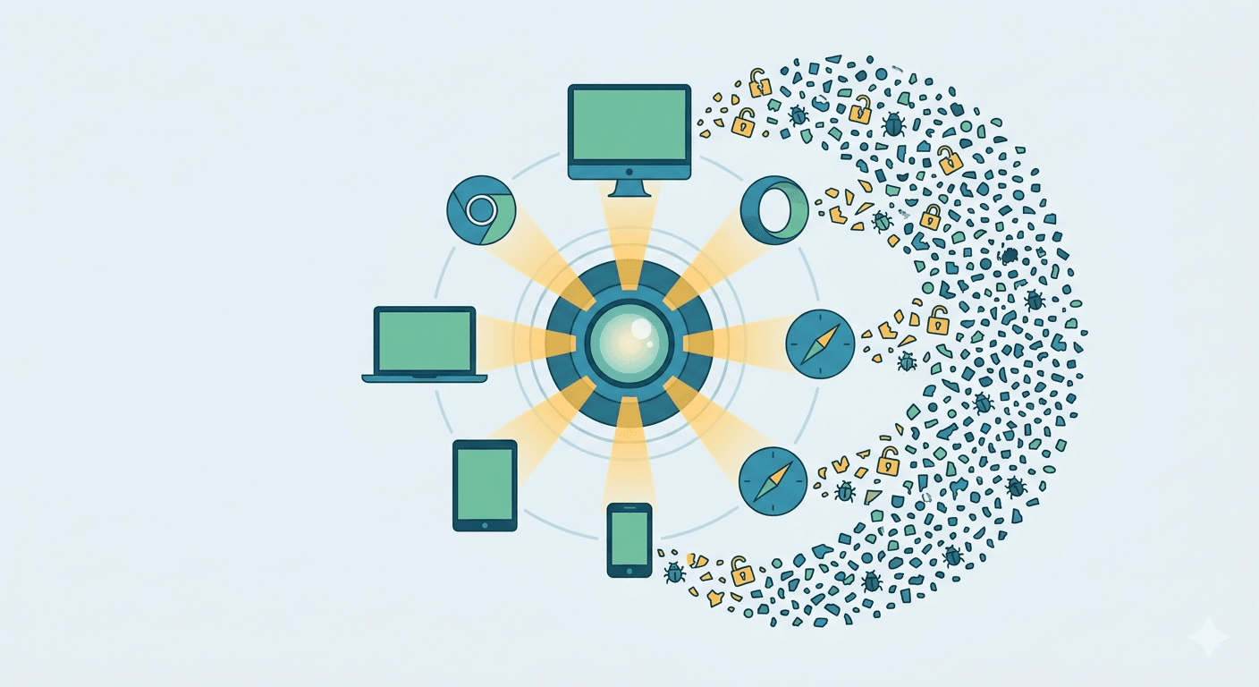 Luki w przeglądarkach znalezione przez Claude Mythonos