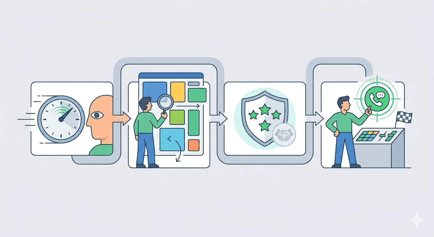 Mapa decyzji użytkownika na stronie internetowej
